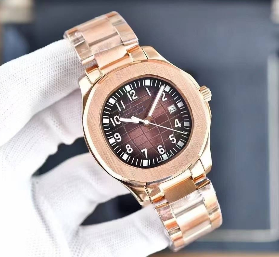 2025 Men's women TATEKity wristwatch Aquanautlty Automatic mechanical movement High quality ladies' watches high quality rubber strap w