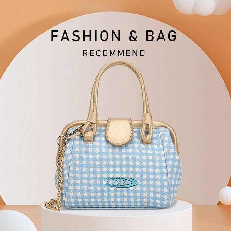 viviannen bag saturn bag with logo New Empress Saturn Pink Plaid Mini Handbag Sweet Cool Niche Chain Crossbody Bag for Women Hot-Selling Popular Ite