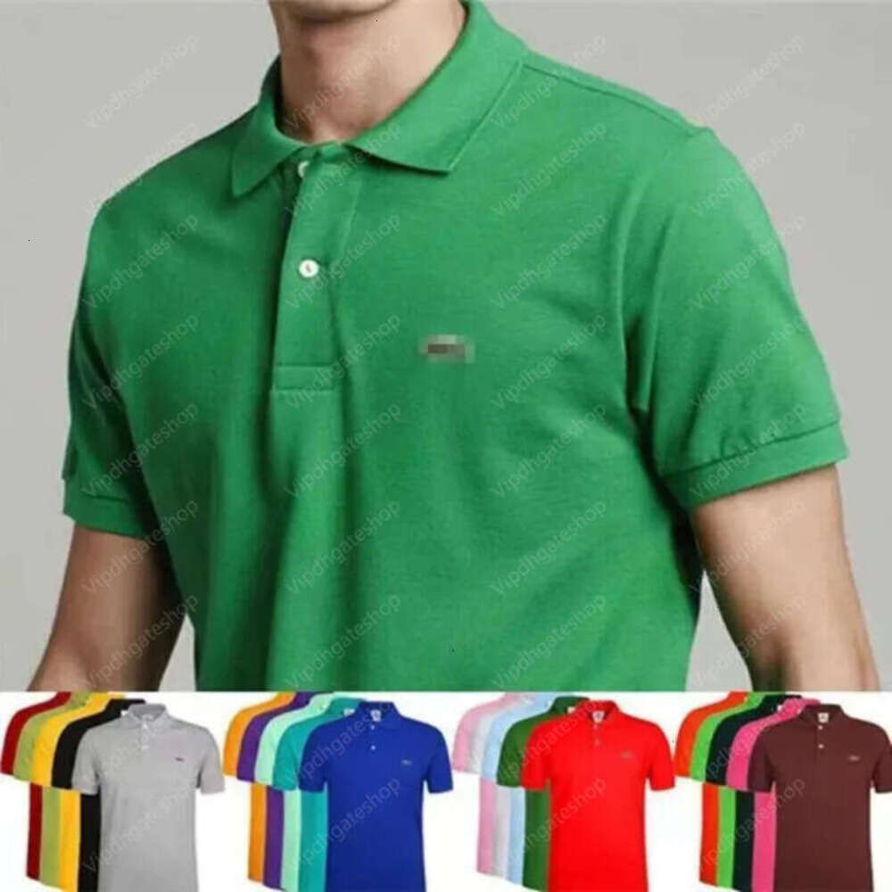 Mens Polo Designer Shirt Fashion Top Luxury Paul Print Men Polo Shirt Casual Business Top Embroidery Polos Shirts Male Short Sleeve Homme Lapel Tees