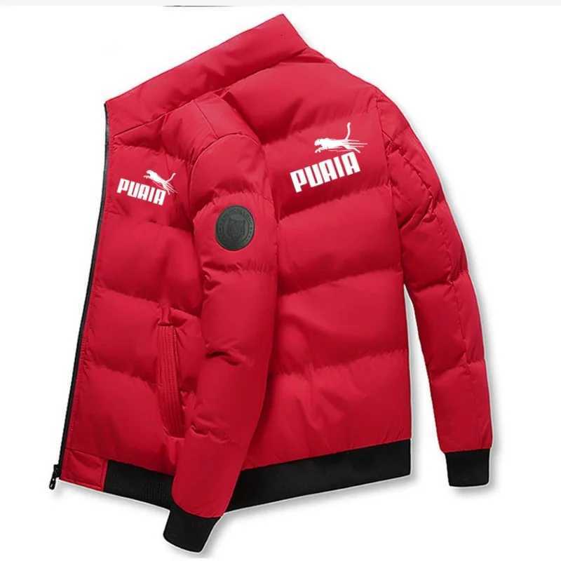 Tiger luxury head cotton jacket autumn and winter thick warm down jacket casual loose mens style plus size 2025 new trend M251205