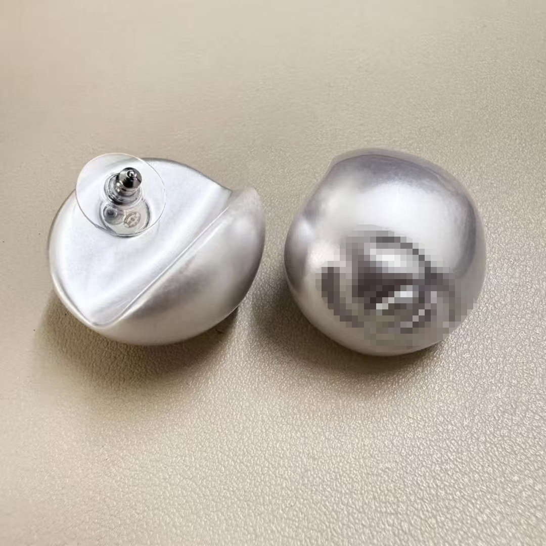 Lettre C boucles d'oreilles en perles pour femmes designer boucles d'oreilles boule ronde classique nouveau bâton Stud Lady boucles d'oreilles de
