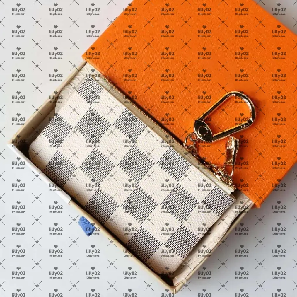 Portefeuille Designer Femmes Mini Zippy Organisateur Sac Titulaire de la carte de crédit Porte-monnaie Porte-clés Porte-clés Sacs Porte-clés Embr