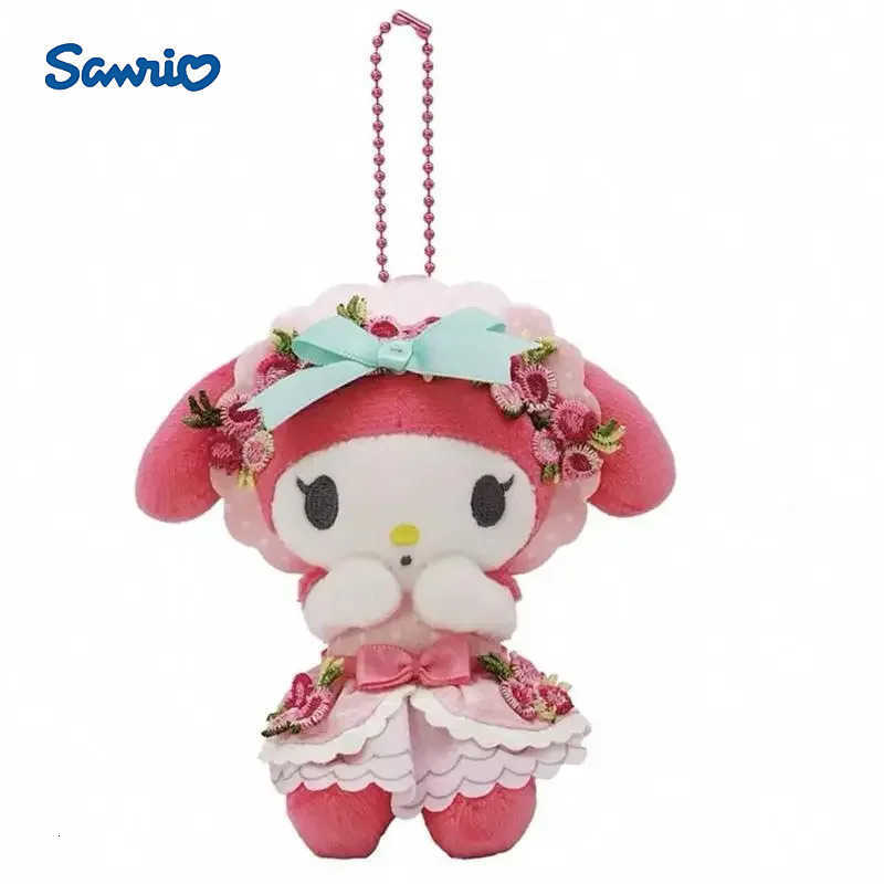 Sanrio 10cm My Melody Cartoon Lolita Series Plush Backpack Pendant Anime Girls Heart Cute Plush Keychain H251205-image-1087317147