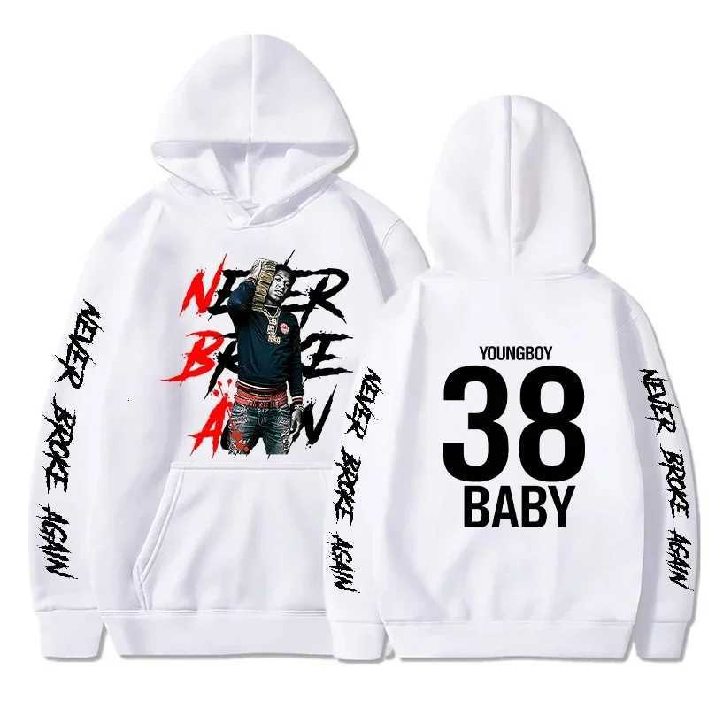 Never Broke Again mens sweat à capuche mode YoungBoy imprimé sweat-shirt hommes et femmes automne et hiver cool pull de sport décontractéXJ251205