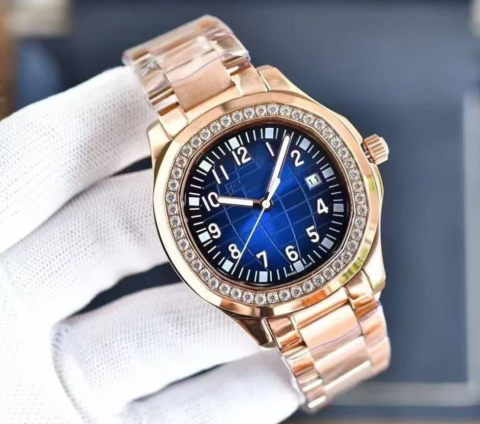 PP Men's women TATEKity wristwatch Aquanautlty Automatic mechanical movement High quality ladies' watches stainless steel watchband Wristw