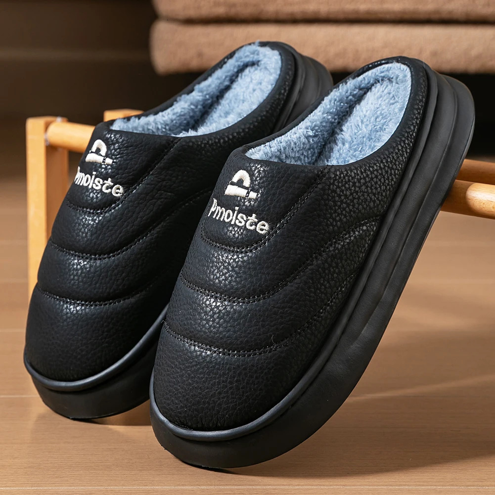 Pantoufle chaude pour hommes EVA mousse à mémoire de forme maison confortable er coussin hiver haute qualité chaussures d'intérieur 251201