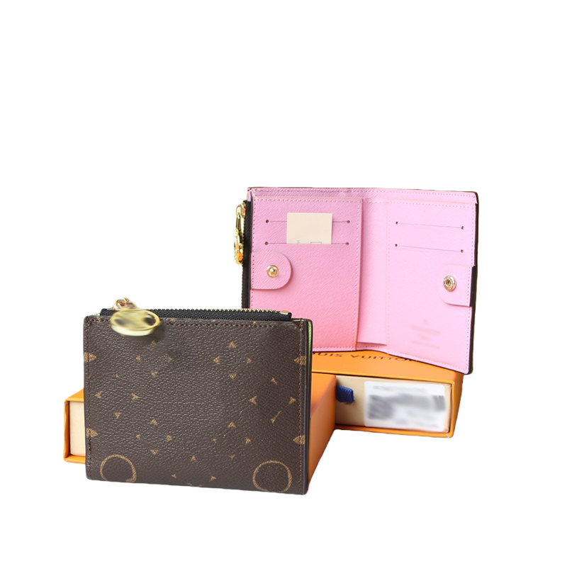 Portefeuille Lisa Court Portefeuilles Femmes Luxurys Designers Sacs Fourre-tout Sac À Main Zip Portefeuille Porte-Carte Pochette Voyage M82381 Sa