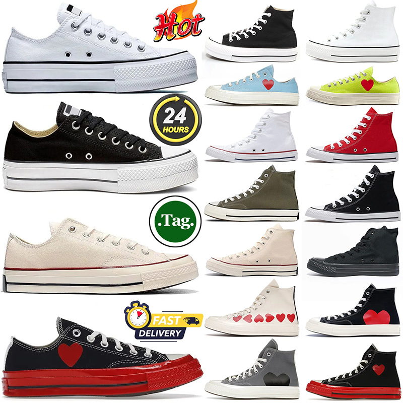 chaussures de créateurs 1970 toile baskets décontractées hommes femmes plate-forme de tennis en plein air mandrins baskets de sport de skateboard