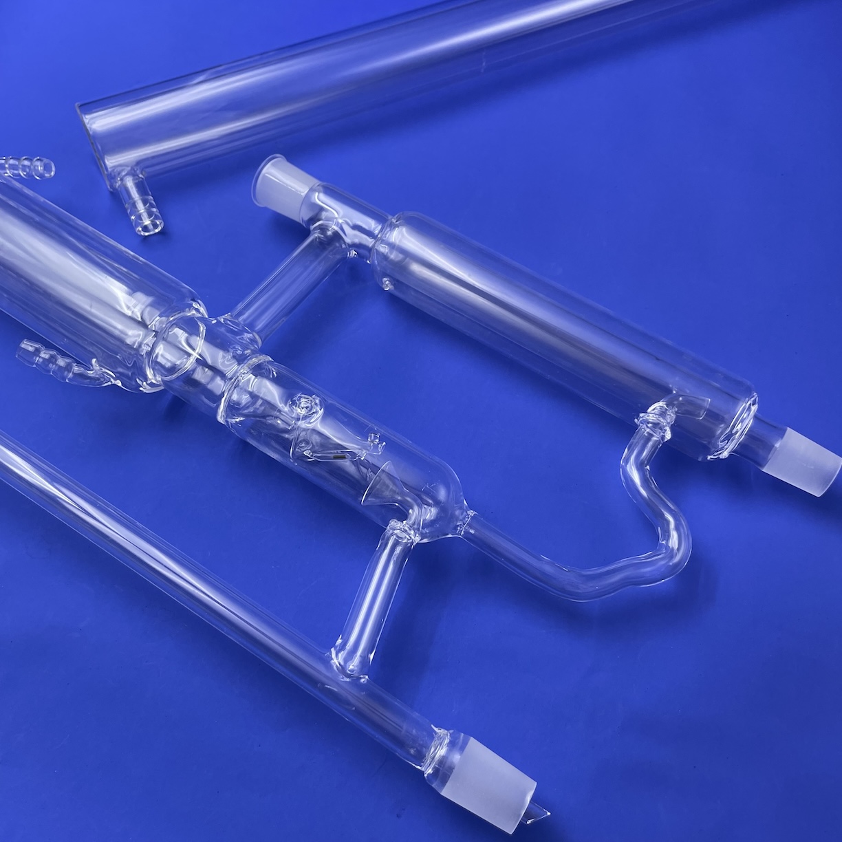 Customized Size Clear Quartz Tube Laboratory Instrument Special Processing Quartz Reduction Tube-image-1087286396