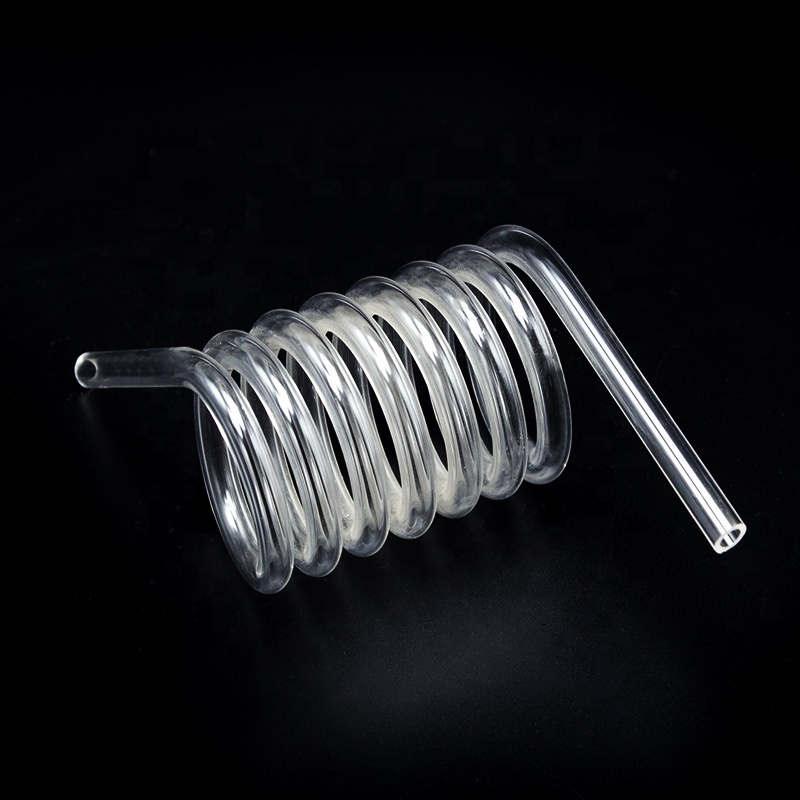 Factory Custom Quartz Glass Helix Tube High Temperature Resistant Quartz Spiral Reaction Tube-image-1087285255