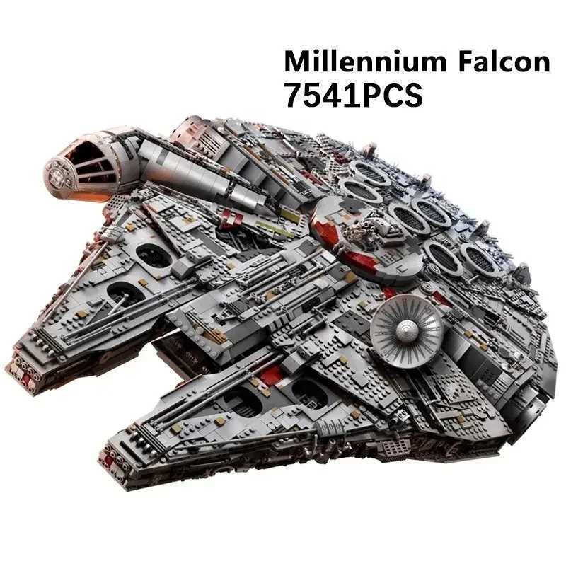 MEIZHI New In UCS The Large Millennium Ship Falcon 75192 Building Blocks Bricks Toys For s Adts Birthday Christmas Gifts C251204-image-1087302531
