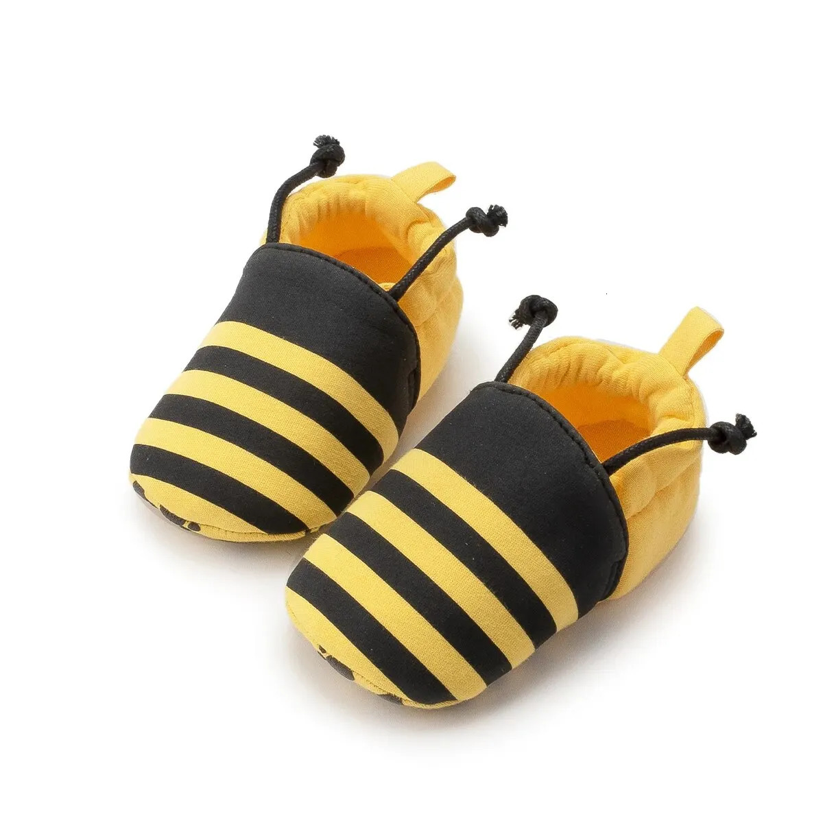 Meckior born mignon motif animal bébé chaussures abeille bébé garçons filles chaussures souples anti-dérapant pas de perte de chaussure de bébé m