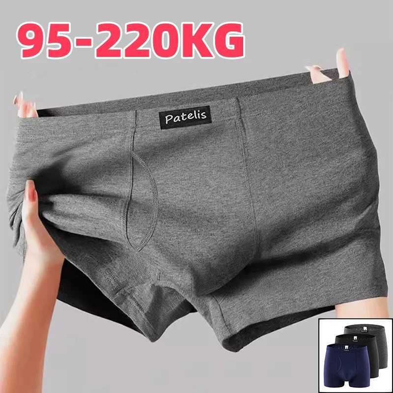 Plus Size Boxer Shorts for Men Underwear 6xl 7xl 8xl Breathable Male Underpants 95-220kg Homme Boxershorts Soft Panties Clothes X251205