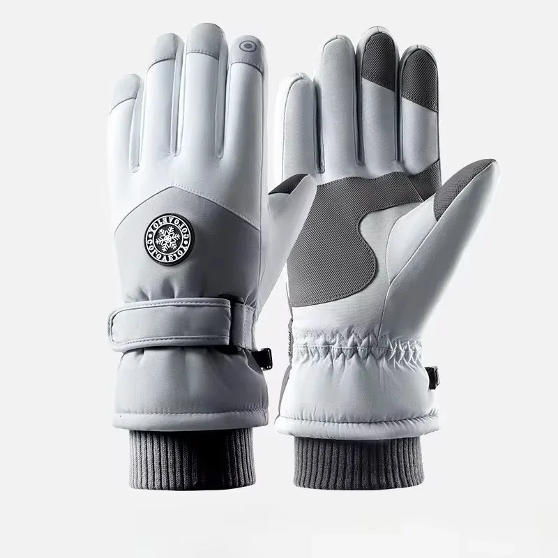 Gants de pêche d'hiver gants de ski de pêche pour hommes et femmes gants de neige imperméables et chauds pour le cyclisme en plein air 251204