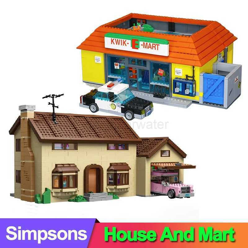 With Light House And Kwik MOC Display E Mart Building Blocks Bricks 16004 16005 Christmas Toy Gift C251204-image-1087302070