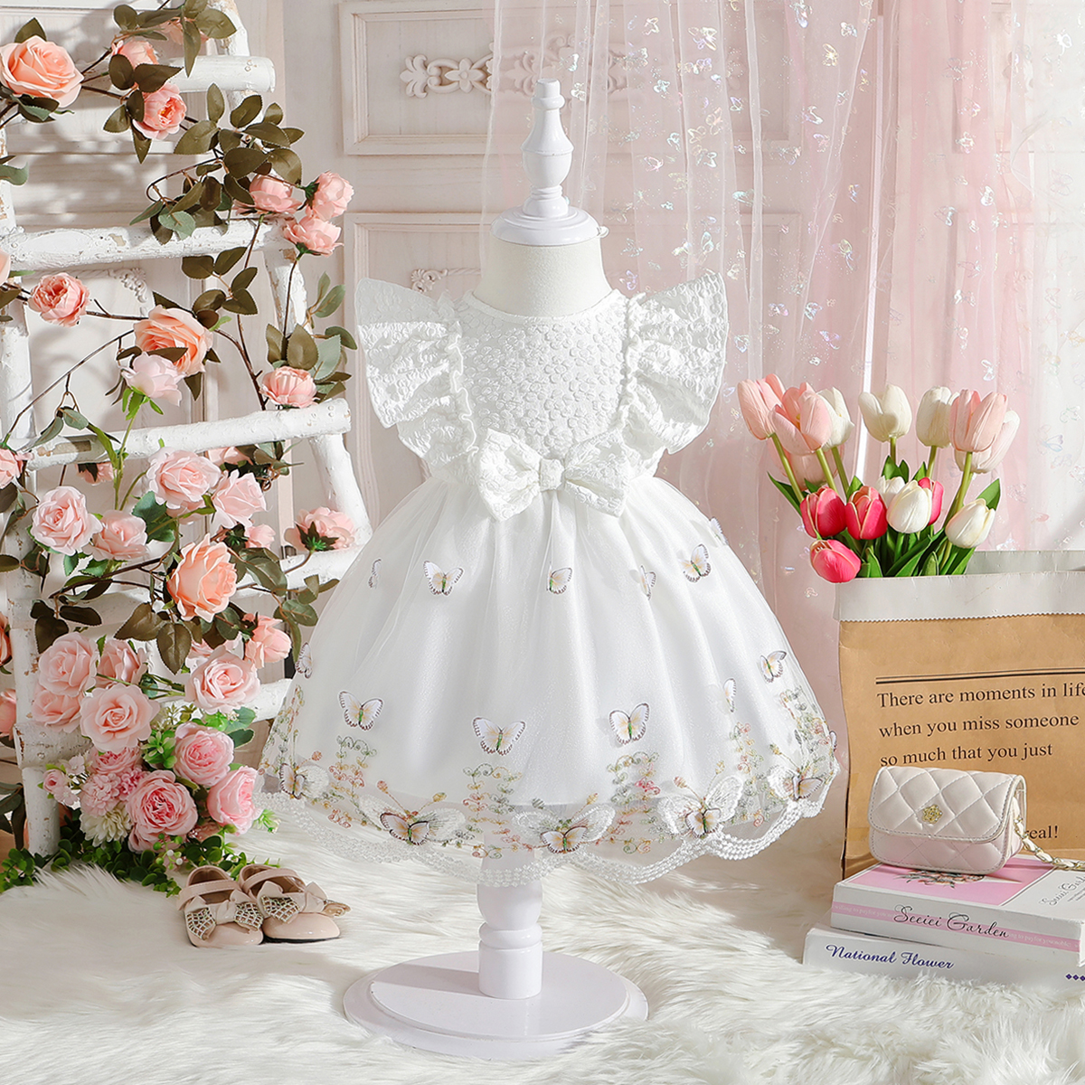 Robes de fille--robe mignonne en Tulle pour petite fille, jupe bouffante de princesse confortable--ZTA2089--5