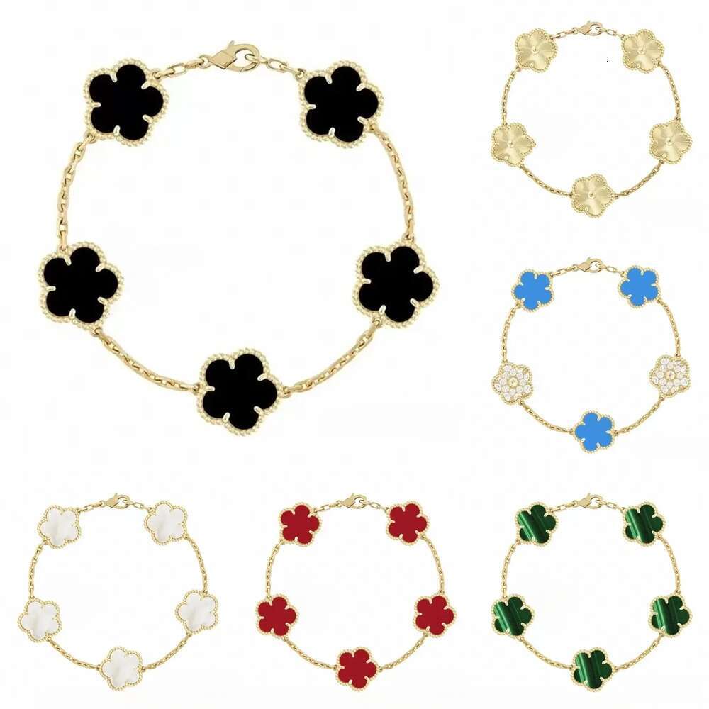 designer bracelet clover bracelet flower bracelet luxury jewelry gold bangle bracelet for women men gold chain elegant designer jewelry
