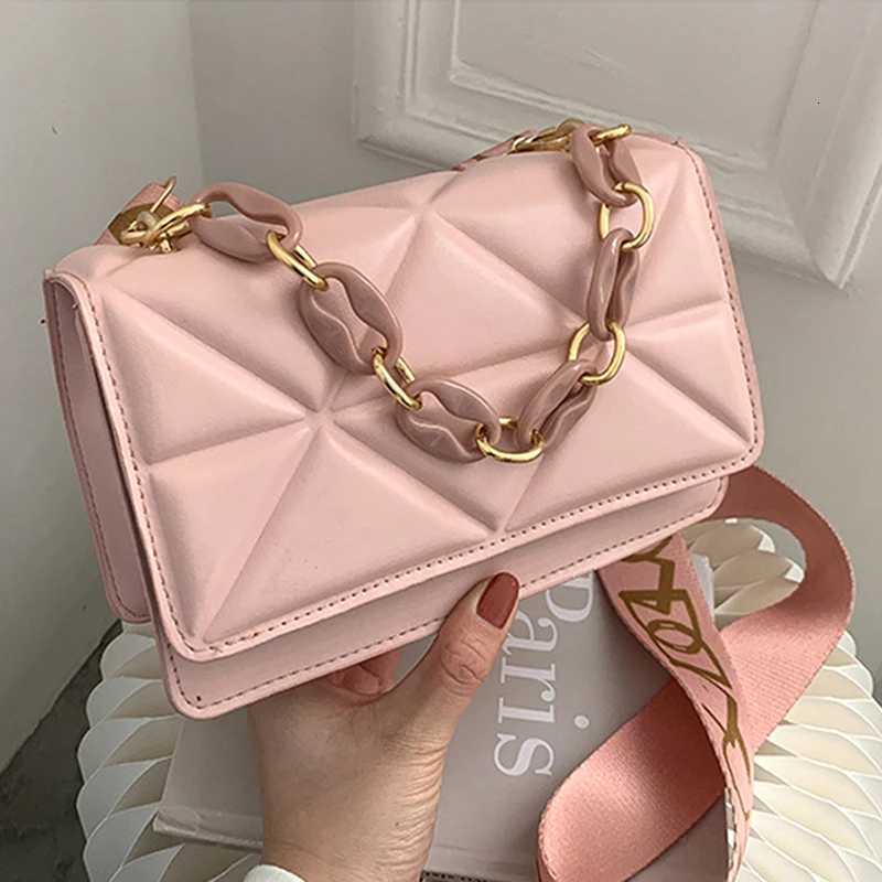 Spring New Casual Trendy Fashion Single Shoulder Small Square Bag Minimally designed Instagram broadband crossbody bag handbagXJ251206