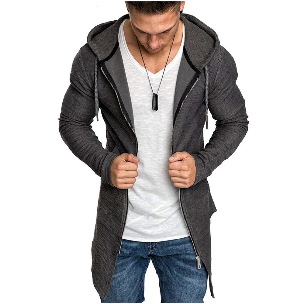 Korean style Spring Trench Coat Male Streetwear Windbreaker Trenchcoat Men Solid Business Casual Loose Long Overcoat 251202