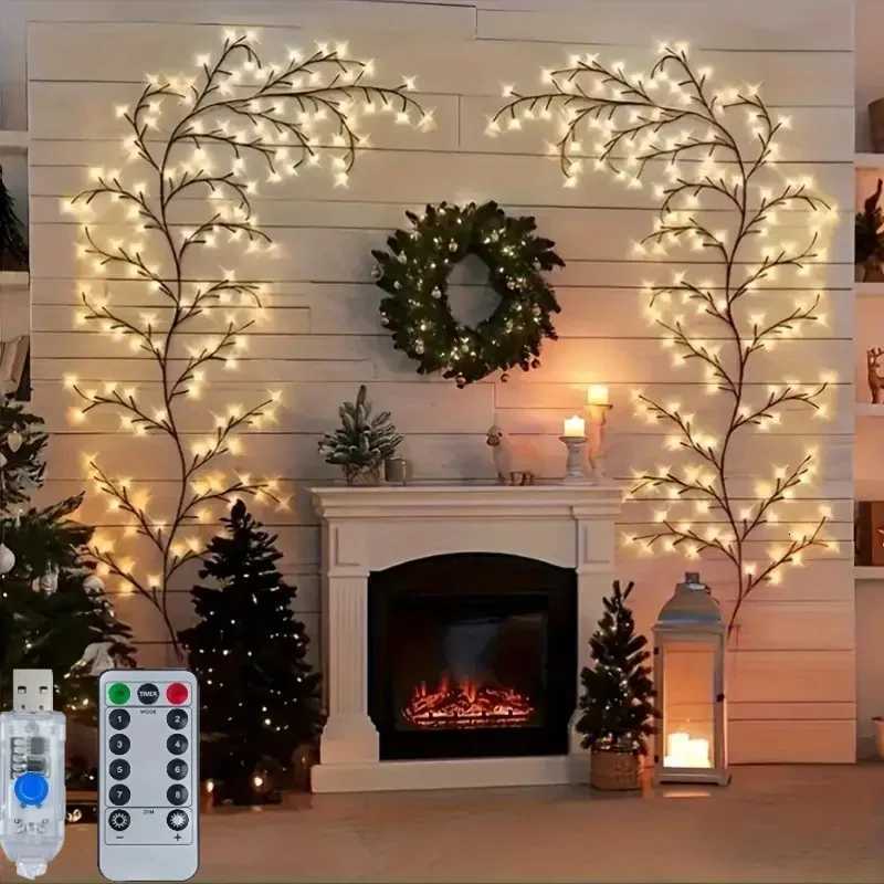 Bandes d'arbre alimentées par USB, 8 Modes, branche d'arbre de conte de fées, chambre à coucher, cadeau de noël, saint-valentin, pour fête de mar