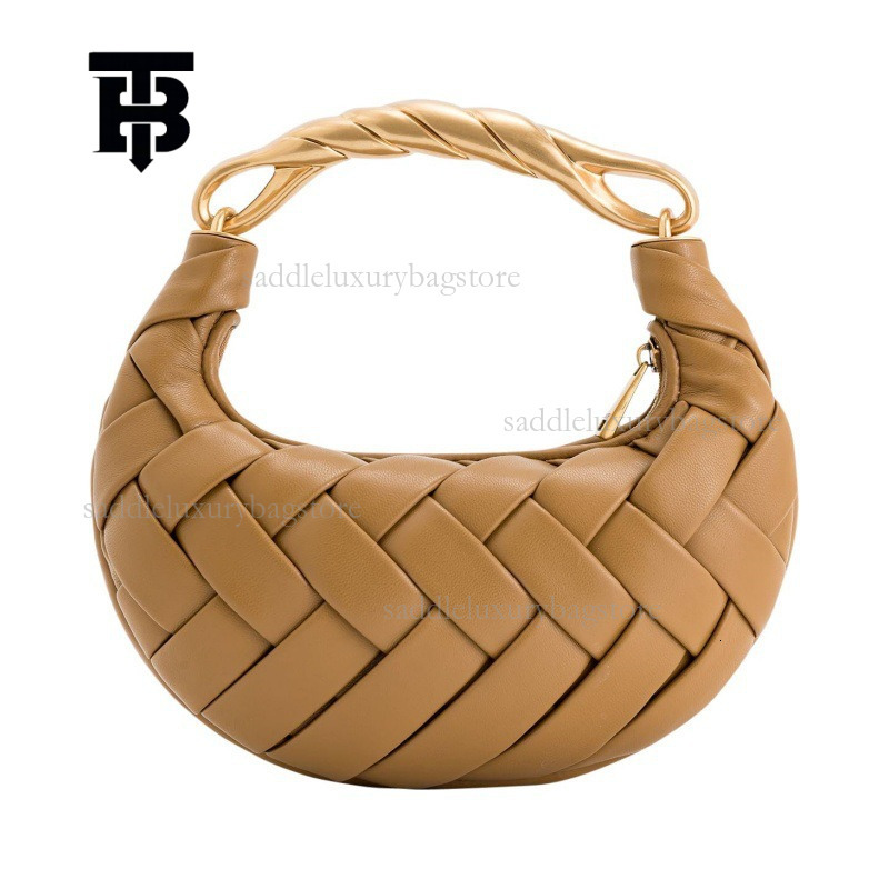 TB BHULAMTE Designer New High-end Woven Handbag Fashion Luxury Solid Color Metal Handle Shoulder Bag Versatile Casual Mini Phone Bag Crossbody Bag F