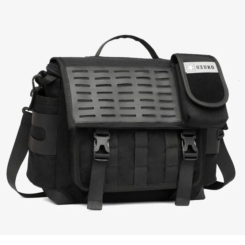 Sac à bandoulière de qualité pour hommes sacs de messager fonctionnels en plein air homme grande capacité sac à main de voyage mâle sac à bandoul