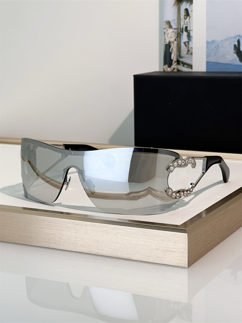 Lunettes de soleil de luxe CH9579B Style Hommes Femmes Cat Eye 9579B Outdoor Populaire Vintage Rétro Lunettes Classique UV400 Lentilles de protec