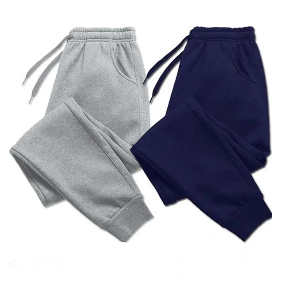 Hommes pantalons décontractés automne hiver polaire pantalons de survêtement hommes en cours d'exécution Jogger sport pantalons de gymnastique mo