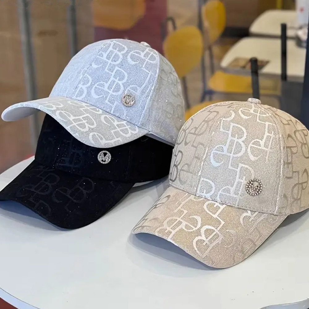 Beanie/Skull Caps Designer Luxury Cap Men Adjustment Baseball Women Caps Hats High Quality Women Fitted Caps Fashion Fedora Crystal Letters Stripes