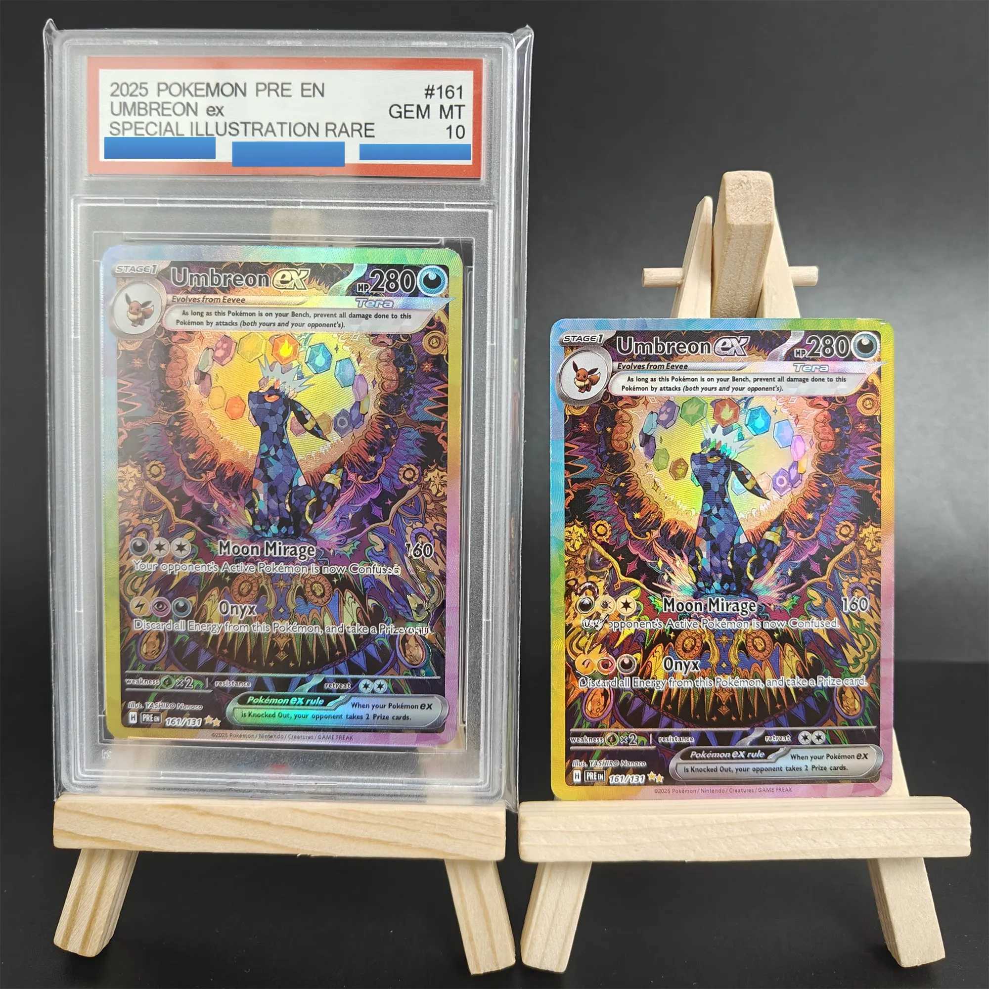 PRE English PRISMATIC EVOLUTIONS 161 Grade Card Toy L2512049IPL-image-1087428693