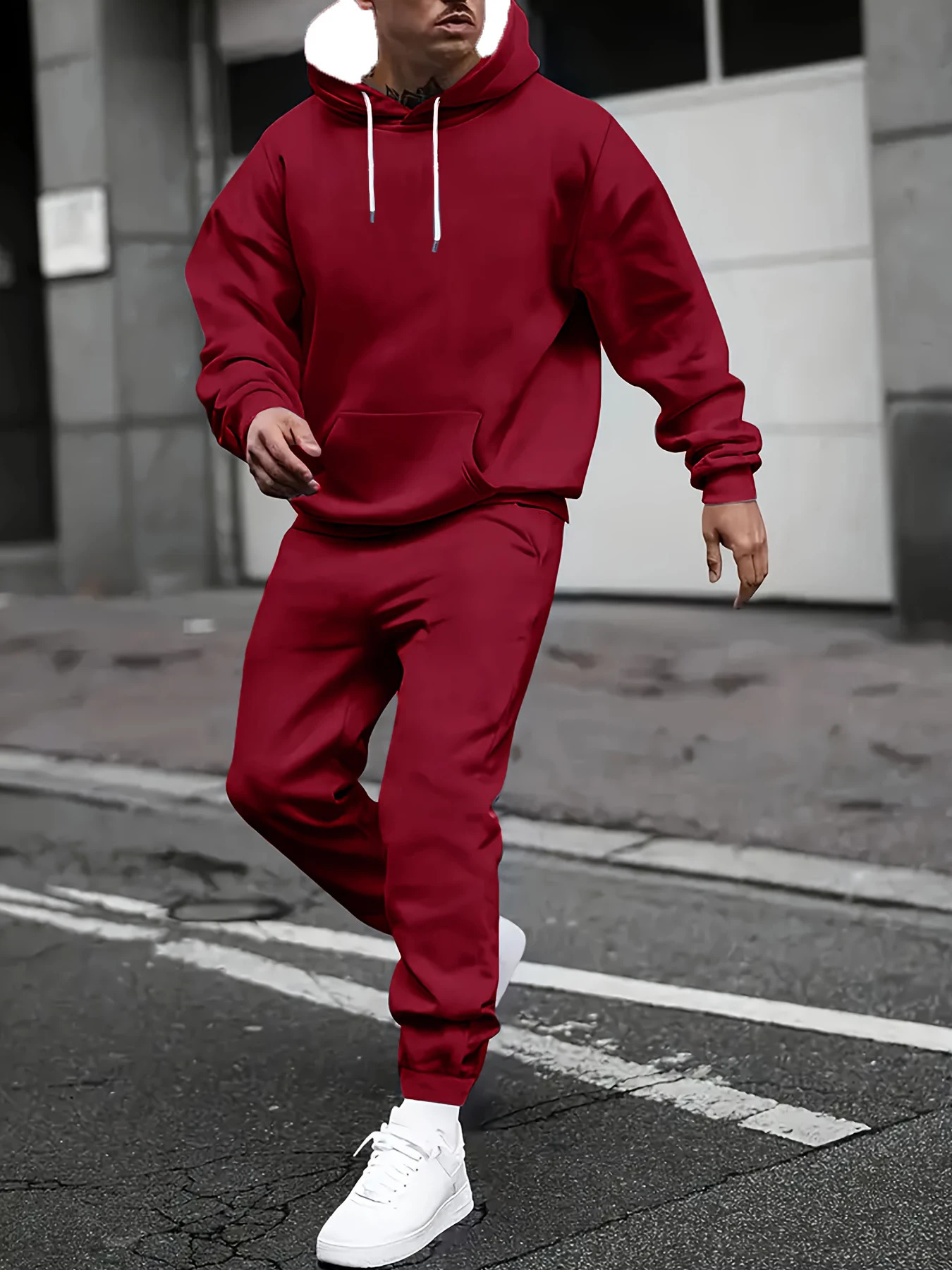 Ensemble de sweat à capuche pour hommes d'automne et d'hiver Ensemble de sweat à capuche de sport et de loisirs pour hommes Ensemble de sweat à c