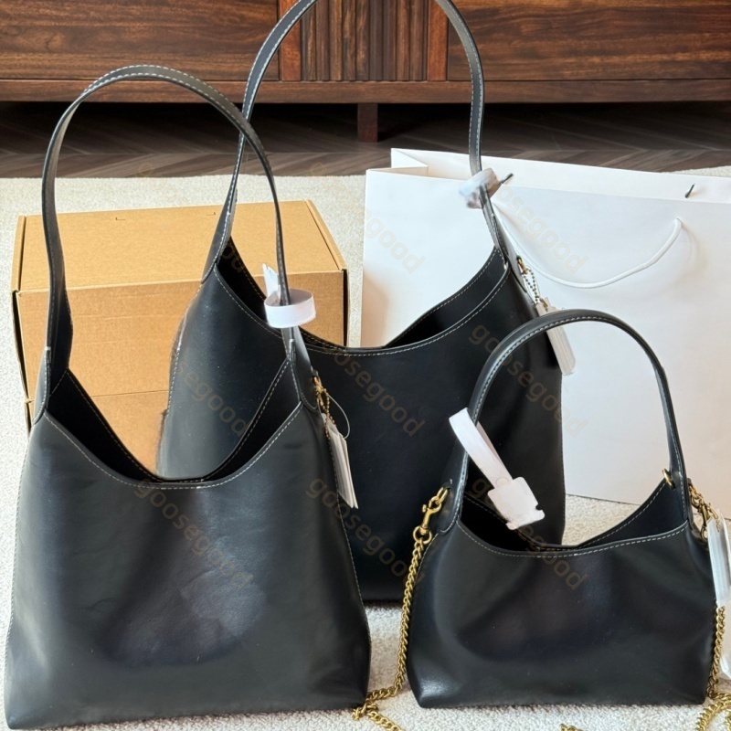 Designer Shoulder Bags High-Quality Brooklyn Series One-Shoulder Bag - High-Quality Cowhide, Metal Zipper, Retro Elegant, Versatile for Commuting, W
