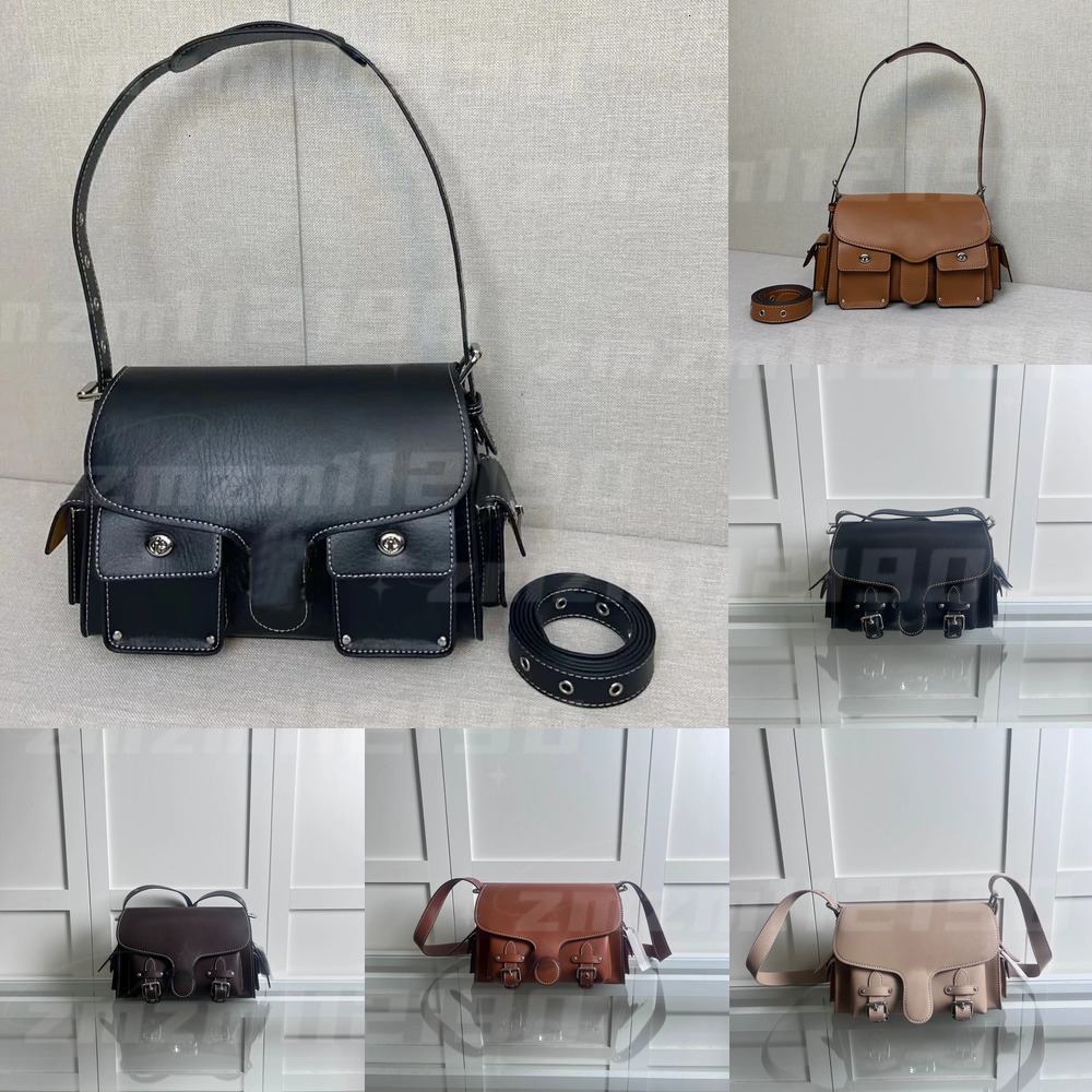 Cargo Turnlock Soft Tabby Medium Soft Leather Shoulder Bag designer handbag Western Tabby Fashion Woman messenger crossbody bag top quality Clutch b