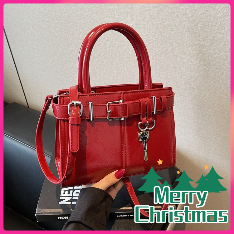Trendy New Cool Women's Small Bag Motorcycle Bag Christmas Gift Luxury Bag Fashion Spicy Girl Handheld Small Square Bag High Beauty Designer Ba