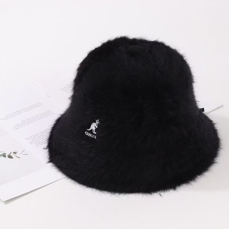 Kango – chapeau de pêcheur noir et chaud, seau d'hiver de haute qualité, magasin de mode Kang, casquette de camionneur ajustée de styliste