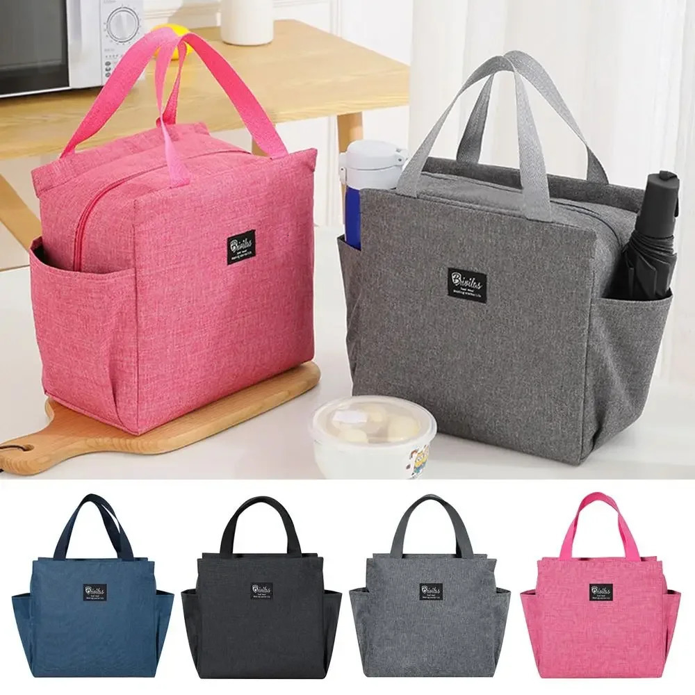 Multifunctional Zipper Thermal Lunch Bags For Women Large Capacity Waterproof Portable Cooler Bag Box Insulated Picnic Food Bag 251202