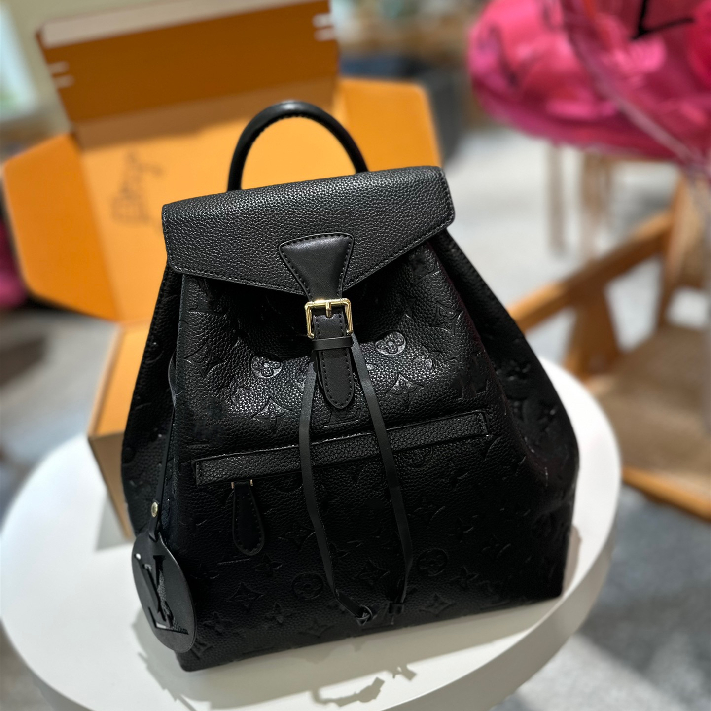 Top 10A Luxury designer backpack men womens Montsouris Backpacks Genuine Leather School Bag Backpack Style Purse Wallets Lady Travel bag Sport Outdo