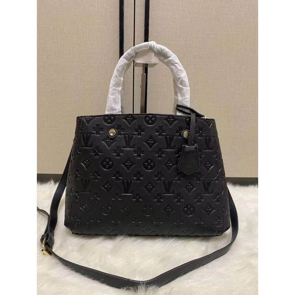 Top Qualité Luxurys Designers Sacs à main Sacs à main Montigne Sac Femmes Fourre-tout Marque Lettre Gaufrage Véritable Sacs à bandoulière en cuir