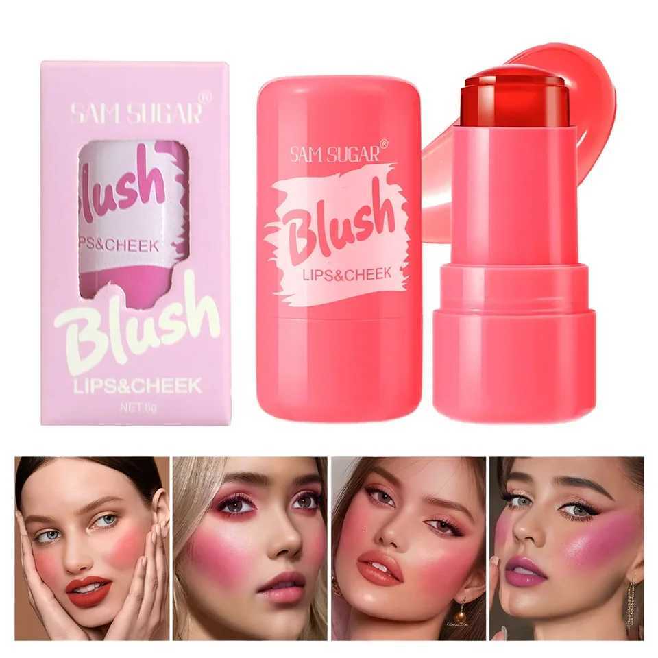 Longue durée Jelly Blush Stick 4 couleurs multi-fonctions baume à lèvres mat hydrater éclaircir fard à paupières 3 en 1 brillant à lèvres MakeupX
