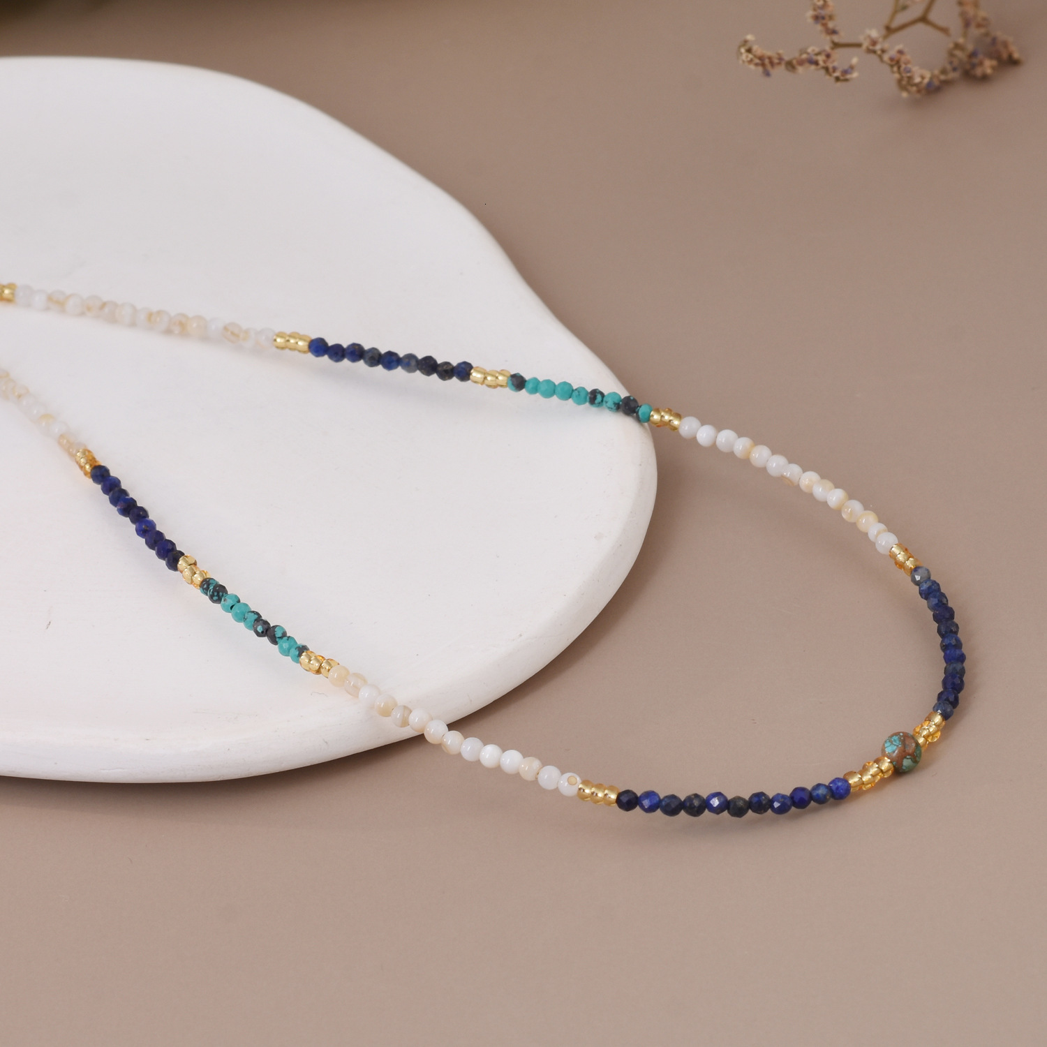 Dunhuang – collier chinois pour femmes, perles colorées, haut de gamme, couches bleues, Style ancien, chaîne de pull, ddmynov, nouveau