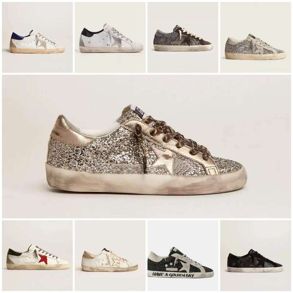 Designer Athleisure Shoes Goose Fashion Running Shoe Super Star Suede Leopard White Doold Dirty Classic and versatile sneakers Free Shipping