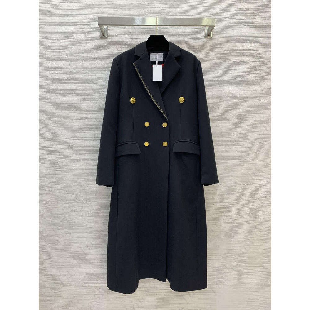 Femmes manteau designer veste marque pardessus mode broderie logo trench-coat manteau décontracté vacances voyage costume manteau décembre 05 087