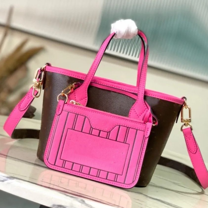 10A Luxury Designer Bag black Naveull Flower Women Handbags Shoulder Bags Fashion Composite bag Lady beach Clutch Tote Bag Purse Wallets M12099 2 si