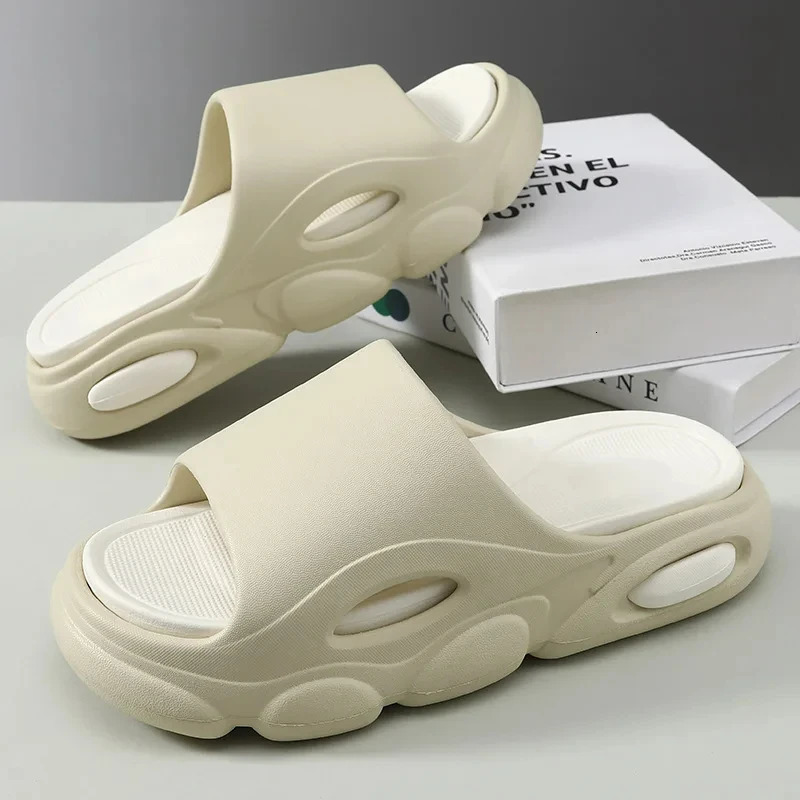 Crestar Plate-forme Doux Eva Pantoufles Pour Femmes Hommes Mode Confortable Unisexe Maison Sandales Salle De Bain Antidérapant Diapositives Chaus