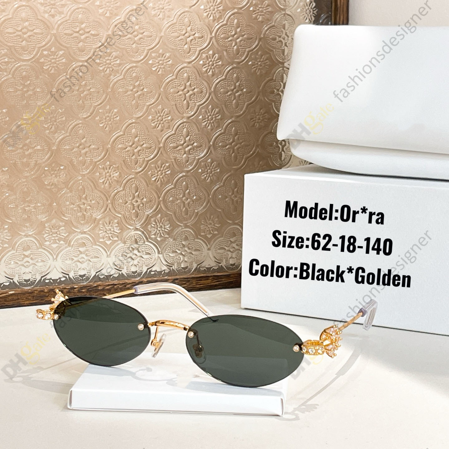 Designer sunglasses for women sunglasses men lunettes de soleil Classic goggles new black mirror sunglasses oval sunglasses rimless glasses diamond