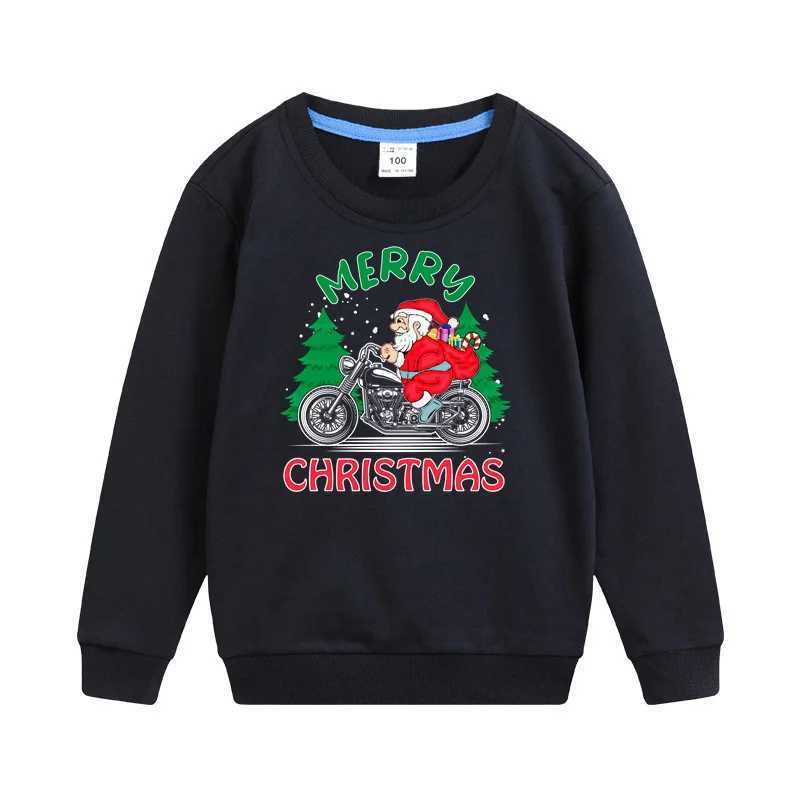 Veste de noël à manches longues pour garçons, sweat à capuche amusant, en coton, pour enfants, printemps et automne, 2025, XJ251206