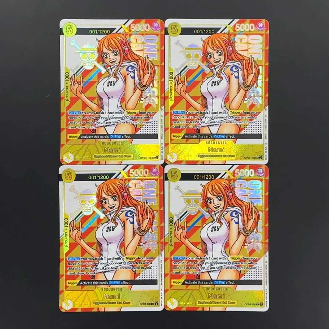 Piece English Nami prize card OP08-106 Textured Foil Card Collectible Cards L251204EGXJ-image-1087428850