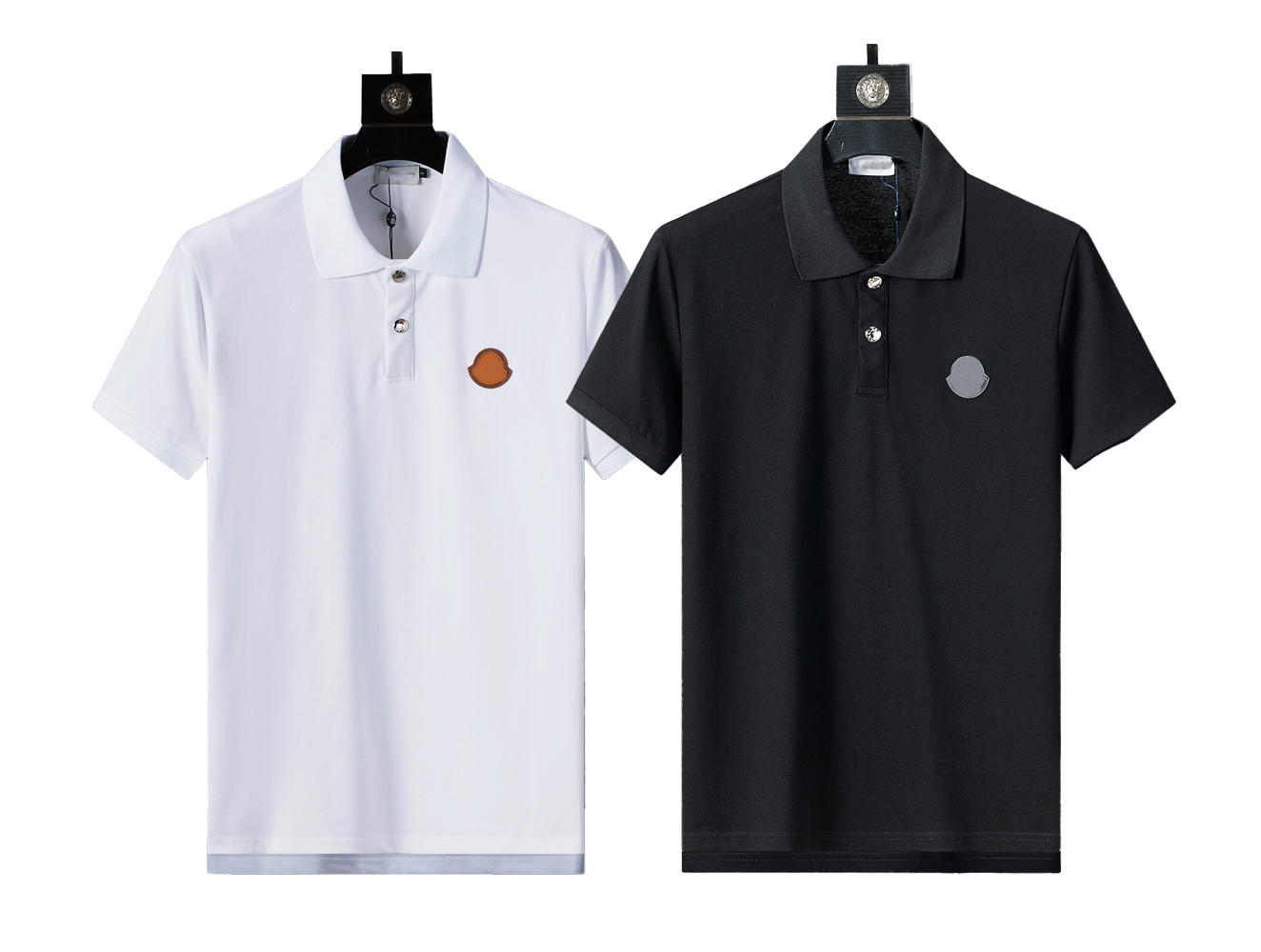Poloshirts voor heren Modieuze heren-T-shirts Designeroverhemden Revers Ademende borst Rubberen logo-tops Zomer zakelijke overhemden