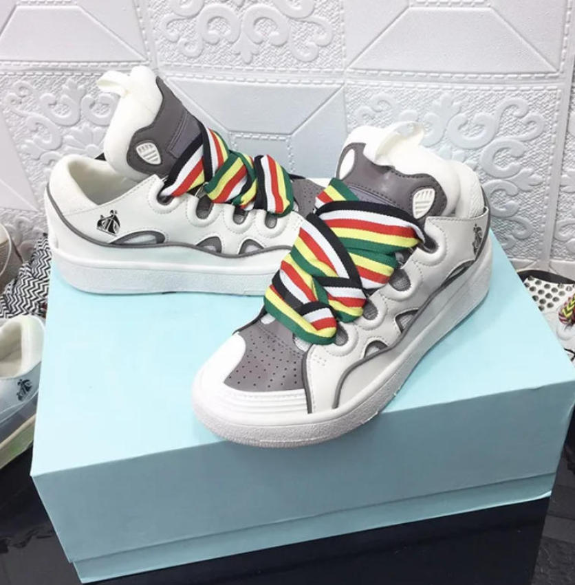 Mens Womens Trainers Casual Shoes Designer Shoes White Beige Pink Black Grey Multicolor Blue Dark Green Light Graffiti Size36-45