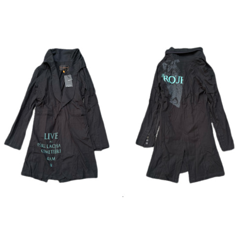Men's Trench Coats Undercover 06ss T Issue Fingerprint Coat Archive UC